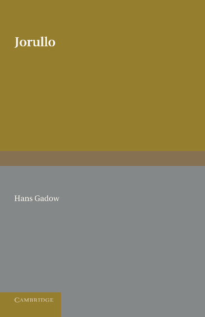 Jorullo; The History of the Volcano of Jorullo and the Reclamation of the Devastated District by Animals and Plants (Paperback / softback) 9781107670426