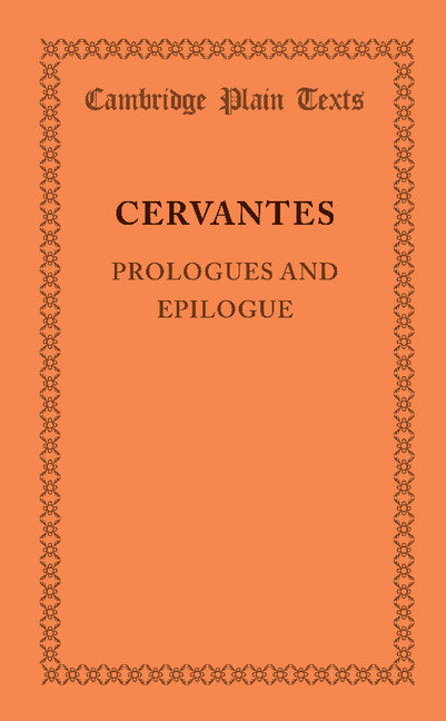Prologues and Epilogue (Paperback / softback) 9781107671782