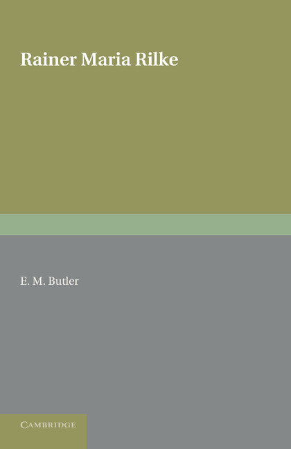 Rainer Maria Rilke (Paperback / softback) 9781107680517