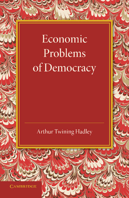 Economic Problems of Democracy (Paperback / softback) 9781107683273