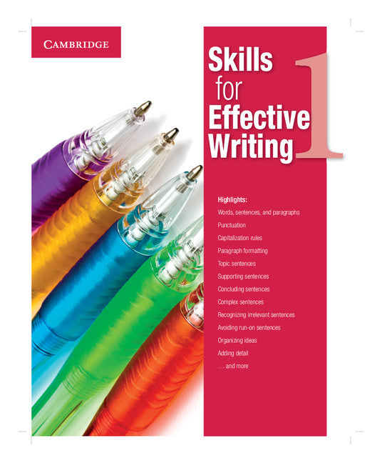 Skills for Effective Writing Level 1 Student's Book (Paperback / softback) 9781107684348