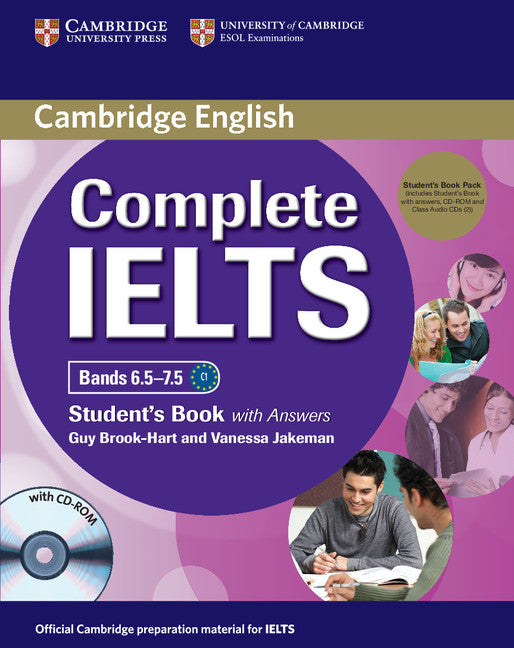 Complete IELTS Bands 6.5-7.5 Student's Pack (Student's Book with Answers with CD-ROM and Class Audio CDs (2)) (Multiple-component retail product) 9781107688636