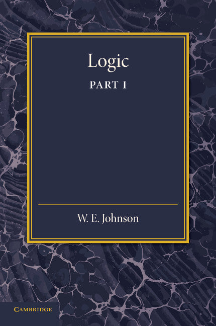 Logic, Part 1 (Paperback / softback) 9781107689169