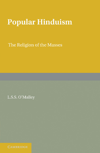 Popular Hinduism; The Religion of the Masses (Paperback / softback) 9781107694972