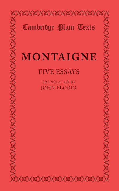 Five Essays (Paperback / softback) 9781107695160
