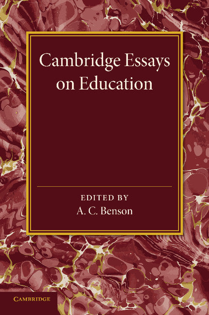 Cambridge Essays in Education (Paperback / softback) 9781107698406