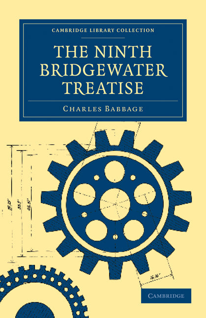 The Ninth Bridgewater Treatise (Paperback / softback) 9781108000000