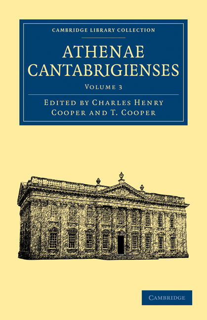 Athenae Cantabrigienses (Paperback / softback) 9781108000383