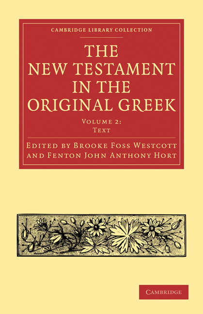 The New Testament in the Original Greek (Paperback / softback) 9781108007092