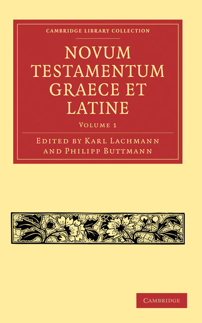 Novum Testamentum Graece et Latine (Paperback / softback) 9781108007610