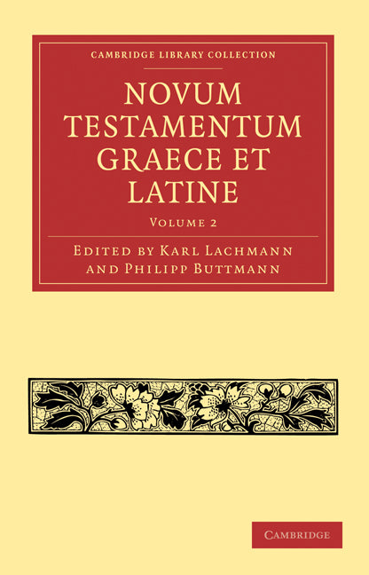 Novum Testamentum Graece et Latine (Paperback / softback) 9781108007627