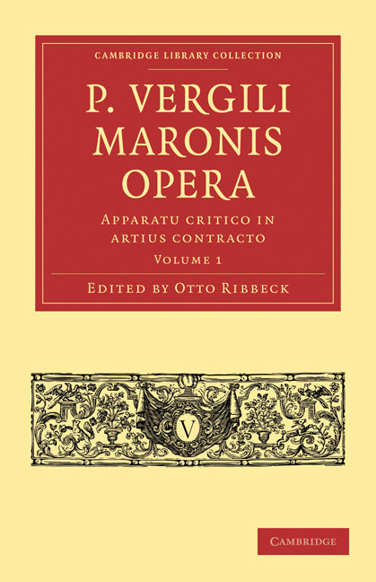 P. Vergili Maronis Opera: Volume 1 (Paperback / softback) 9781108012751