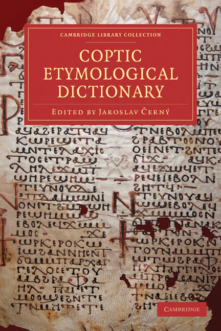 Coptic Etymological Dictionary (Paperback / softback) 9781108013994
