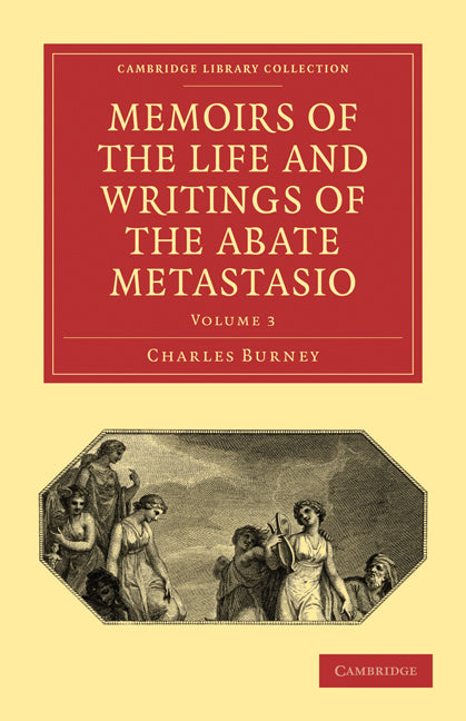 Memoirs of the Life and Writings of the Abate Metastasio; In which are Incorporated, Translations of his Principal Letters (Paperback / softback) 9781108014663