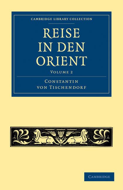 Reise in den Orient (Paperback / softback) 9781108014779