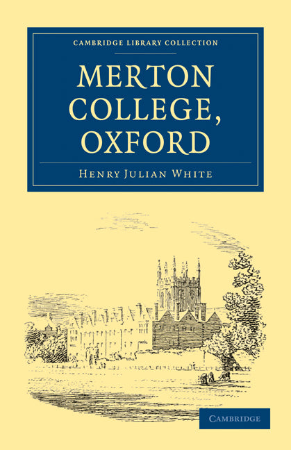 Merton College, Oxford (Paperback / softback) 9781108017978