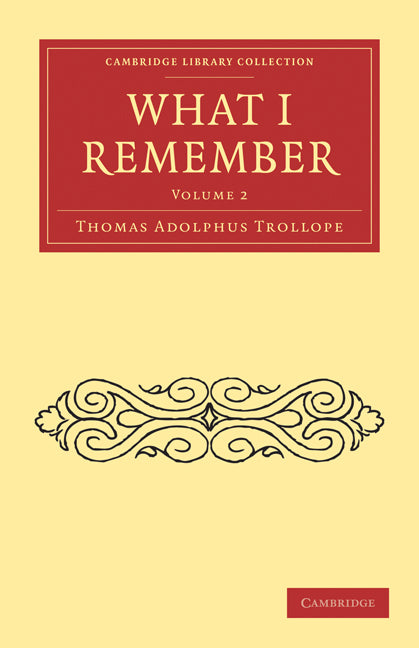 What I Remember (Paperback / softback) 9781108022934