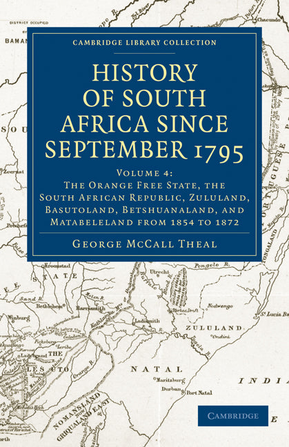 History of South Africa since September 1795 (Paperback / softback) 9781108023665