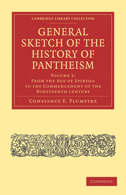 General Sketch of the History of Pantheism (Paperback / softback) 9781108028028