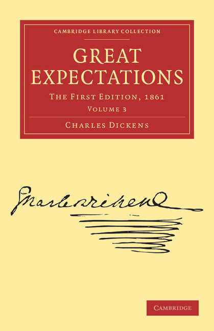 Great Expectations; The First Edition, 1861 (Paperback / softback) 9781108040075