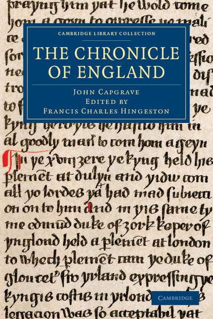 The Chronicle of England (Paperback / softback) 9781108042741