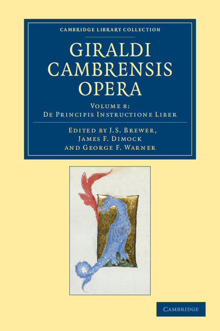Giraldi Cambrensis opera (Paperback / softback) 9781108042987