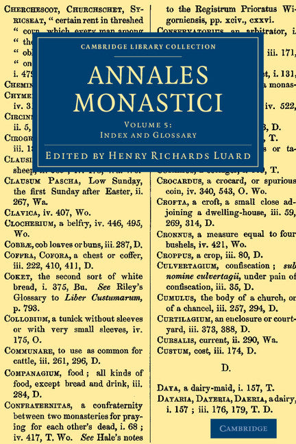 Annales Monastici (Paperback / softback) 9781108043151