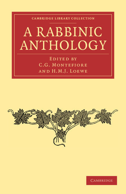 A Rabbinic Anthology (Paperback / softback) 9781108048125