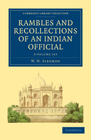 Rambles and Recollections of an Indian Official 2 Volume Set (Multiple-component retail product) 9781108051002