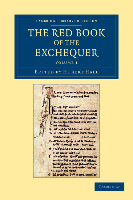 The Red Book of the Exchequer (Paperback / softback) 9781108053242