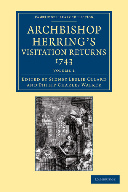Archbishop Herring's Visitation Returns, 1743 (Paperback / softback) 9781108058742