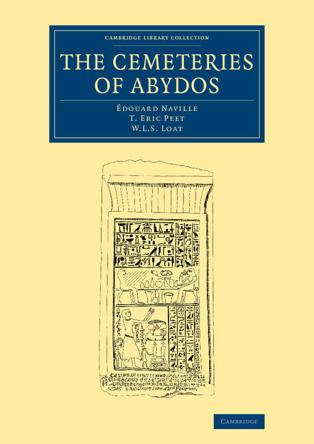 The Cemeteries of Abydos (Paperback / softback) 9781108061315