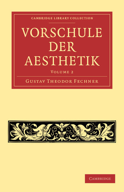 Vorschule der Aesthetik (Paperback / softback) 9781108062213
