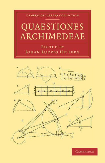 Quaestiones Archimedeae (Paperback / softback) 9781108062961