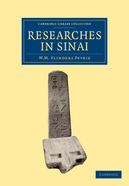 Researches in Sinai (Paperback / softback) 9781108065757