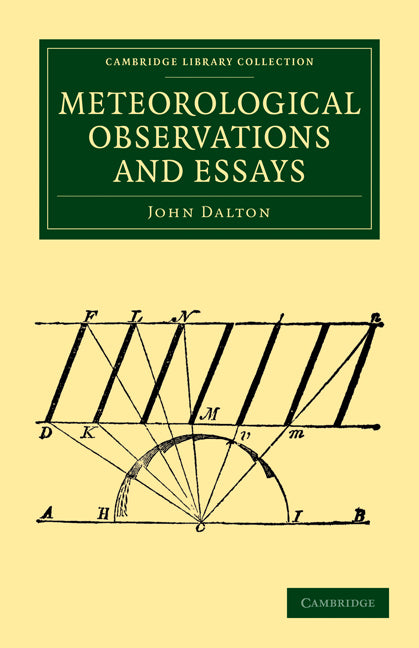 Meteorological Observations and Essays (Paperback / softback) 9781108184489