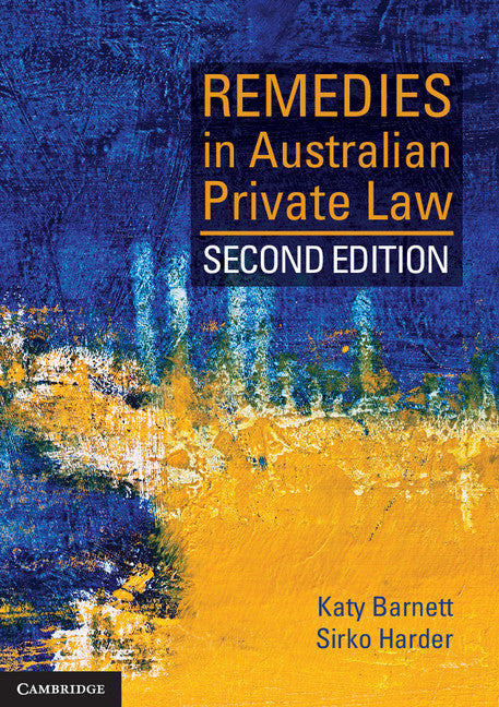 Remedies in Australian Private Law (Paperback / softback) 9781108404754