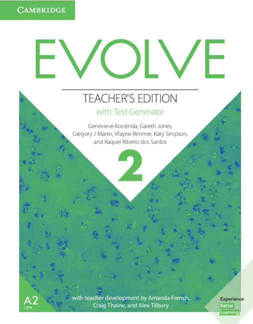 Evolve Level 2 Teacher's Edition with Test Generator (Multiple-component retail product) 9781108405164