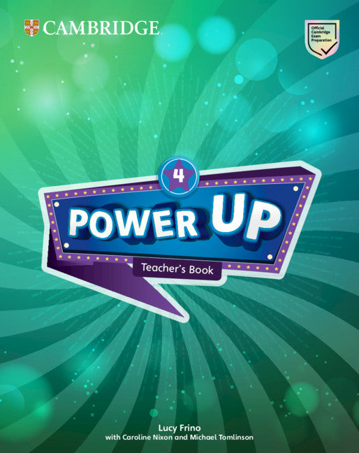 Power Up Level 4 Teacher's Book (Spiral bound) 9781108414661