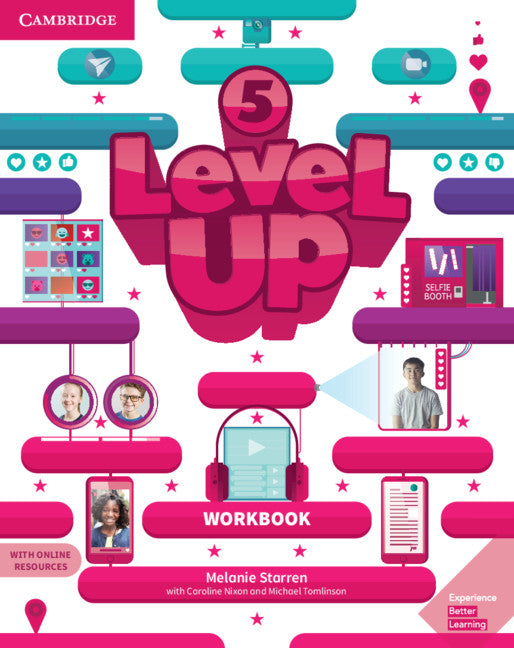 Level Up Level 5 Workbook with Online Resources and My Home Booklet (Multiple-component retail product) 9781108414821