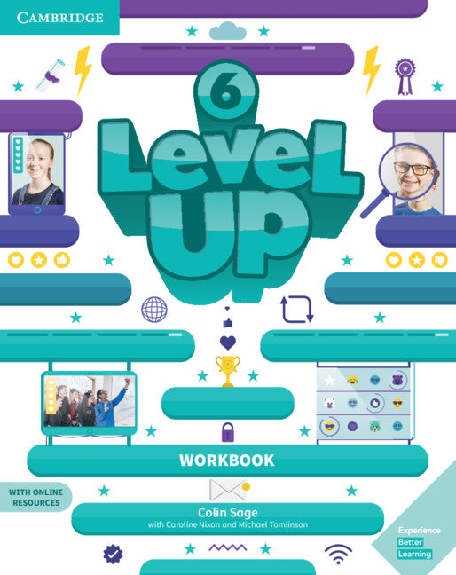 Level Up Level 6 Workbook with Online Resources and My Home Booklet (Multiple-component retail product) 9781108414845