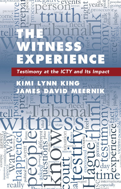 The Witness Experience; Testimony at the ICTY and Its Impact (Hardback) 9781108416214