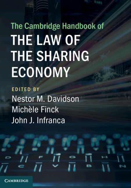 The Cambridge Handbook of the Law of the Sharing Economy (Hardback) 9781108416955