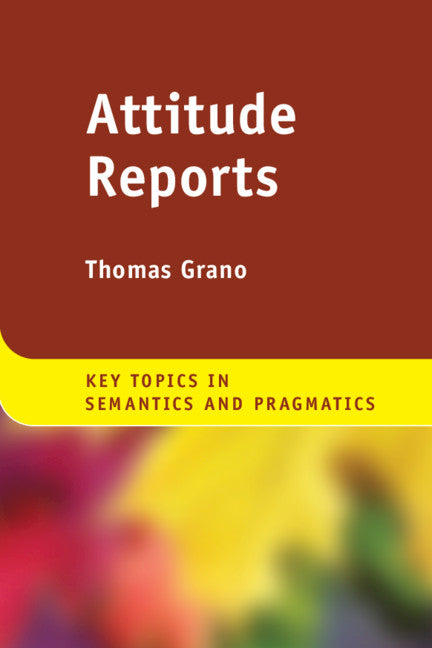 Attitude Reports (Hardback) 9781108423281
