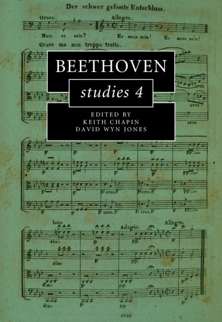 Beethoven Studies 4 (Hardback) 9781108428521