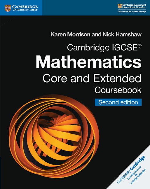 Cambridge IGCSE® Mathematics Core and Extended Coursebook (Paperback / softback) 9781108437189