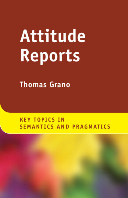 Attitude Reports (Paperback / softback) 9781108437202