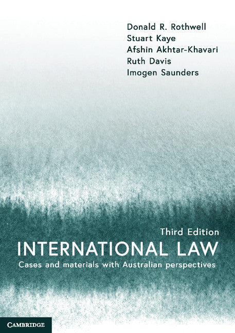 International Law; Cases and Materials with Australian Perspectives (Paperback / softback) 9781108445450