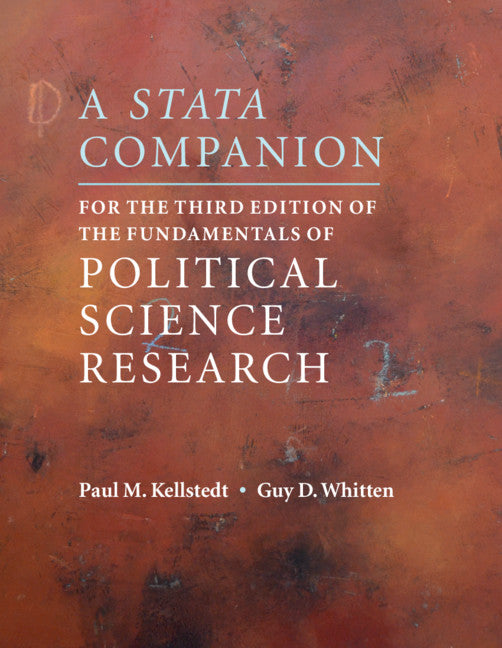 A Stata Companion for the Third Edition of The Fundamentals of Political Science Research (Paperback / softback) 9781108447966