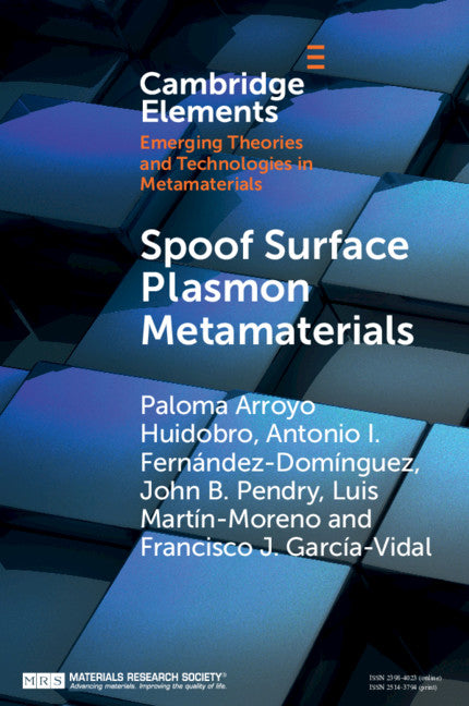 Spoof Surface Plasmon Metamaterials (Paperback / softback) 9781108451055
